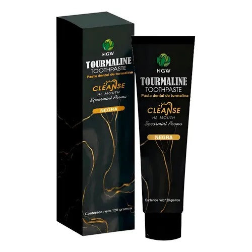 Pasta de dientes con turmalina